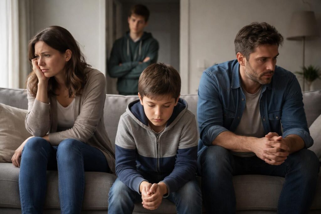 découvrez comment l'aemo et les conflits parentaux impactent la santé mentale de chaque membre de la famille et les solutions pour apaiser ces tensions.