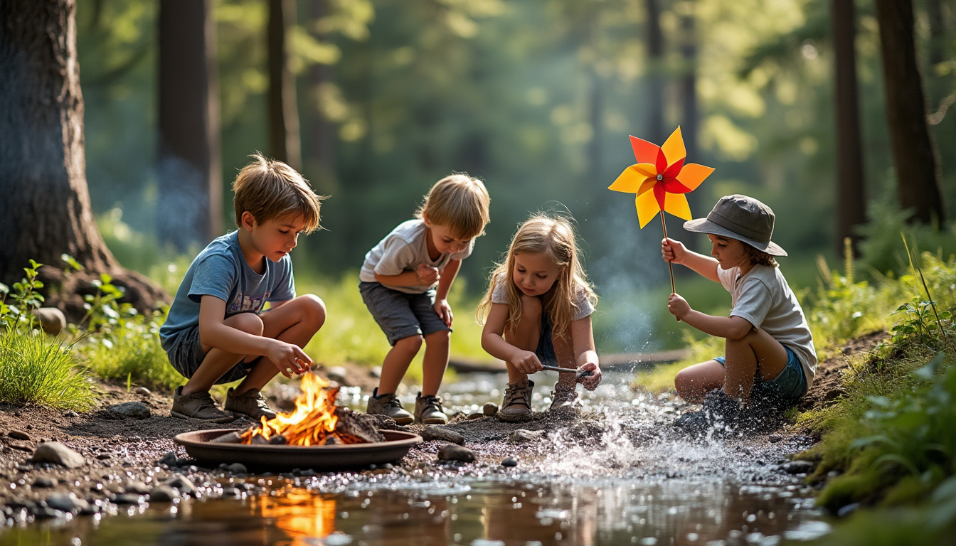 découvrez comment initier les enfants de maternelle à la nature à travers des activités ludiques et éducatives sur les 4 éléments : eau, air, terre et feu. favorisez leur éveil et leur curiosité au fil des saisons !