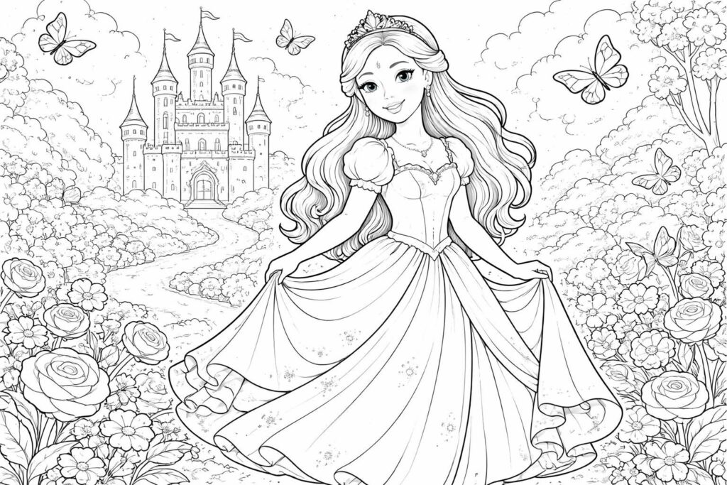téléchargez et imprimez les meilleurs coloriages de princesses pour divertir et éveiller la créativité de vos enfants facilement.