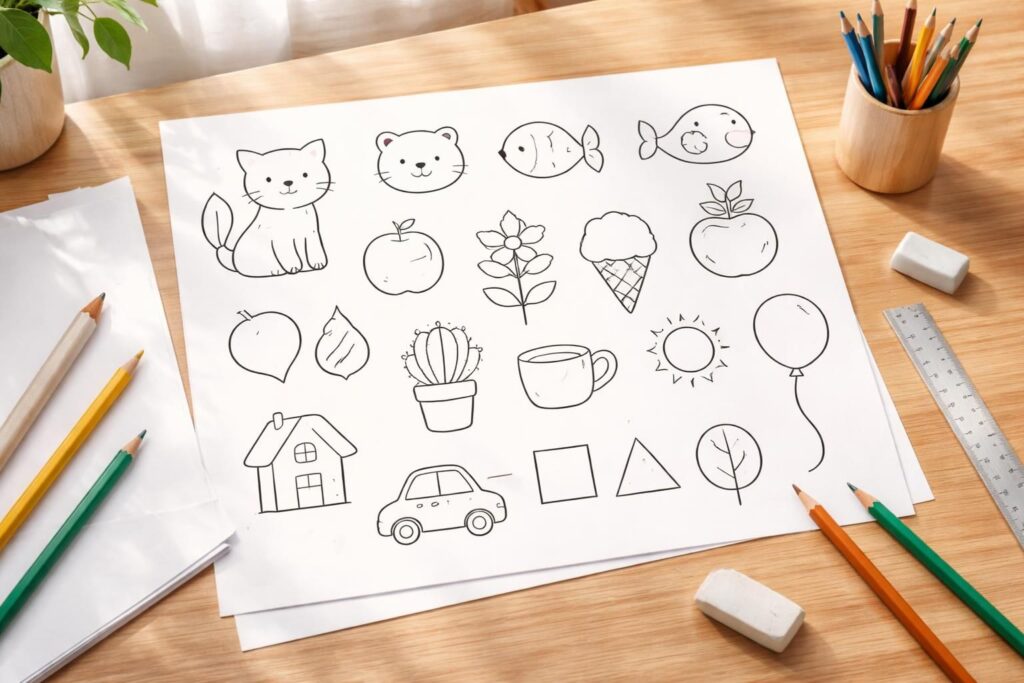 découvrez des dessins à imprimer faciles, spécialement conçus pour les débutants en arts graphiques. idéal pour s'exercer et développer vos compétences artistiques pas à pas.