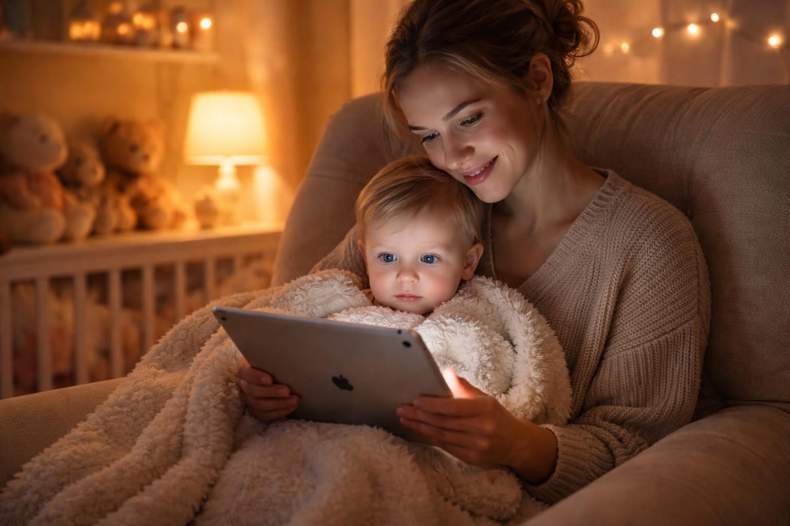 découvrez des histoires du soir apaisantes pour votre bébé, spécialement conçues pour une lecture douce sur ipad air, favorisant des moments calmes et magiques avant le coucher.
