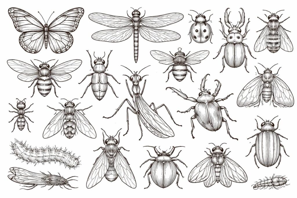 découvrez notre guide complet pour créer vos propres illustrations d'insectes à colorier, idéal pour stimuler créativité et détente.
