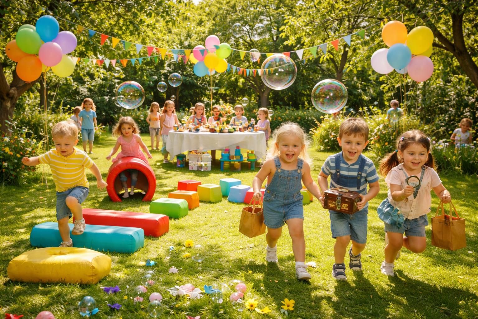 découvrez des idées de grands jeux d'animation adaptés aux enfants de 3 à 5 ans pour rendre vos anniversaires inoubliables et pleins de joie.