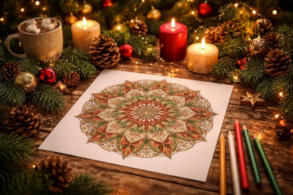 découvrez comment les mandalas peuvent apporter relaxation et harmonie pendant les fêtes de noël grâce à leur pouvoir apaisant et méditatif.