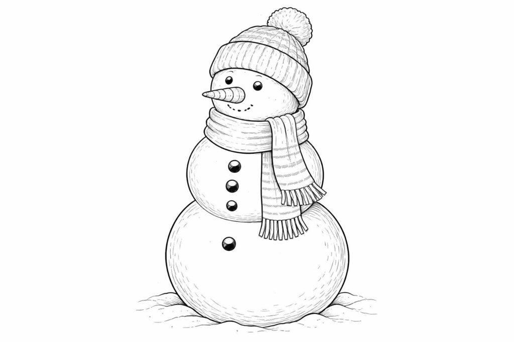découvrez le bonhomme de neige à colorier, une activité ludique et éducative parfaite pour stimuler la créativité et apprendre en s'amusant.