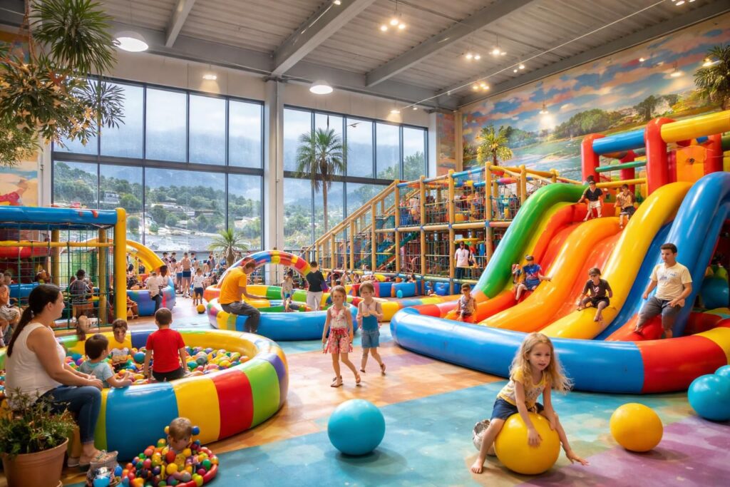 découvrez les avantages du parc de jeux couvert à toulon, l'endroit idéal pour s'amuser en famille lors des journées pluvieuses tout en restant au sec et en sécurité.