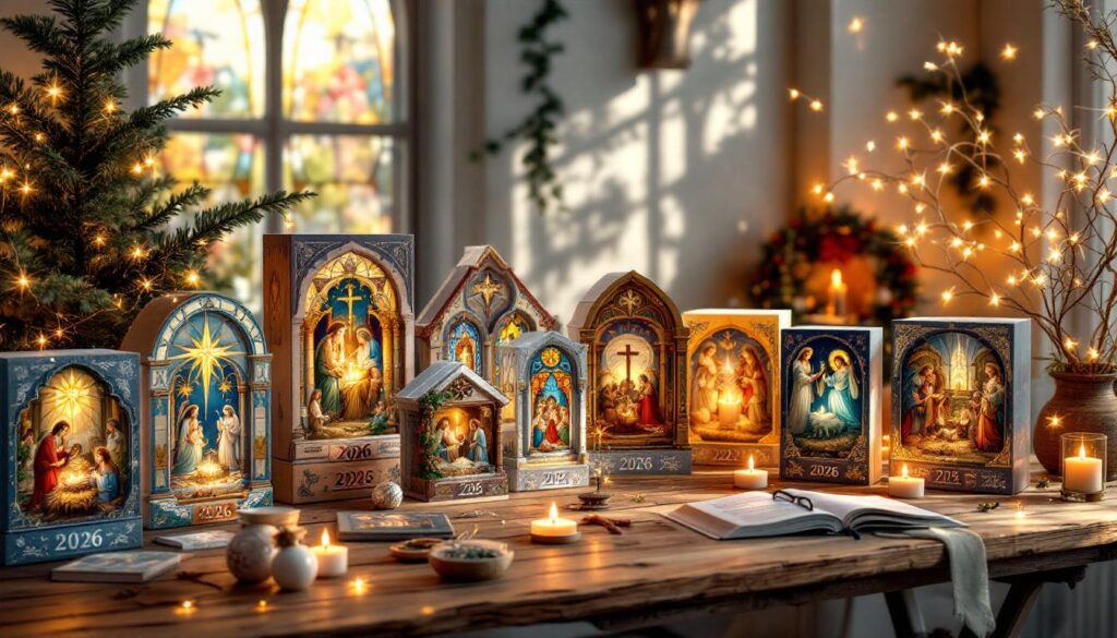 découvrez les meilleures boutiques en ligne pour acheter un calendrier de l'avent catholique en 2026. trouvez des sélections uniques et spirituelles pour préparer noël avec foi et tradition.