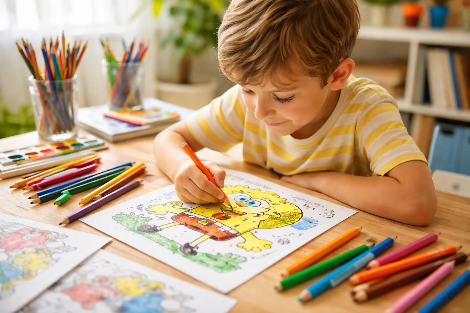 découvrez comment le coloriage de bob l'éponge stimule la créativité des enfants en développant leur imagination, leur concentration et leur expression artistique.