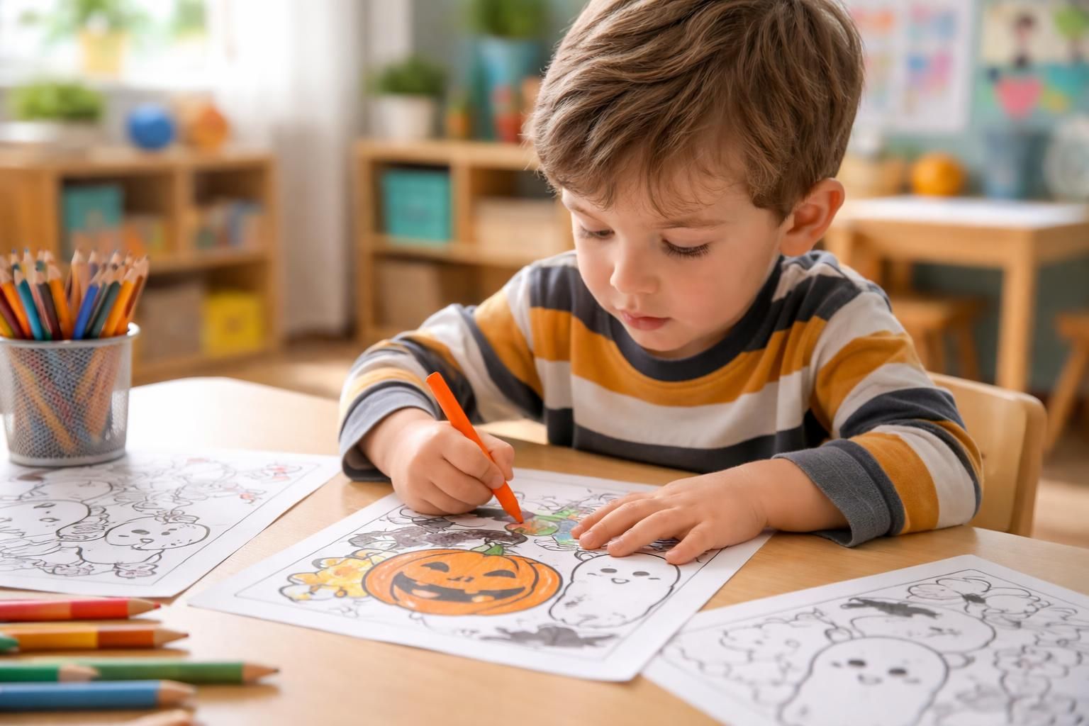 découvrez pourquoi les coloriages à imprimer halloween en maternelle au format pdf sont idéaux pour stimuler la motricité fine des enfants tout en s'amusant avec des activités créatives et saisonnières.