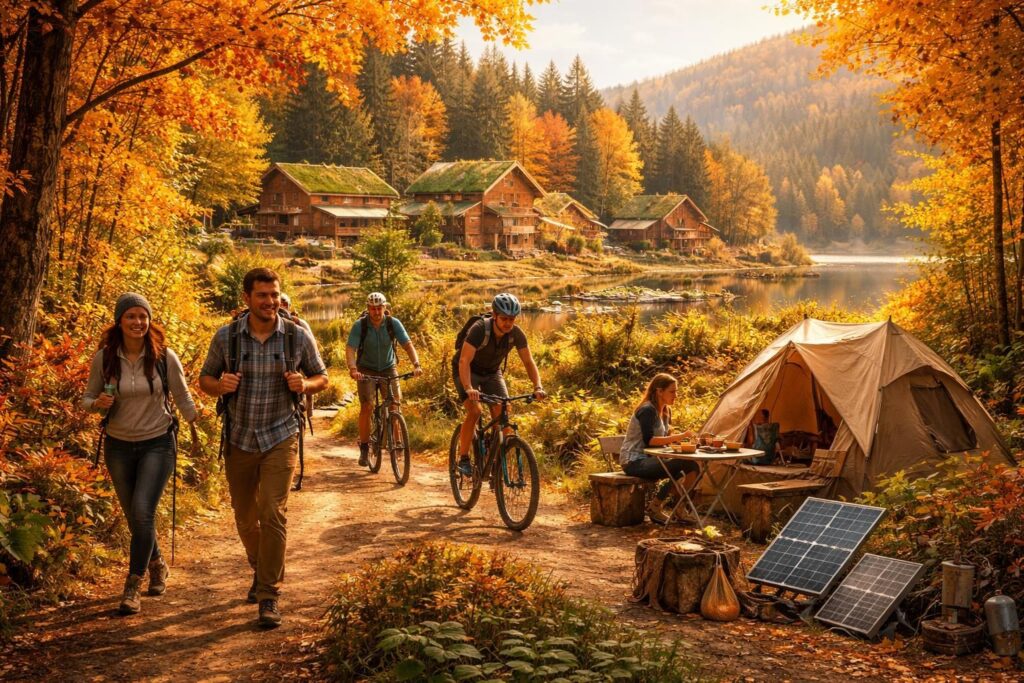 découvrez des idées écologiques pour des vacances de la toussaint en tourisme durable, alliant détente et respect de l'environnement.